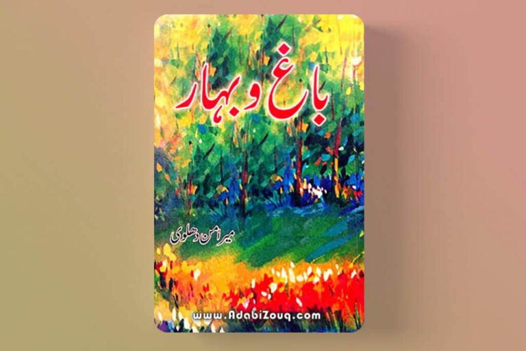 Bagh o Bahar pdf book  by Mir Amman Download
